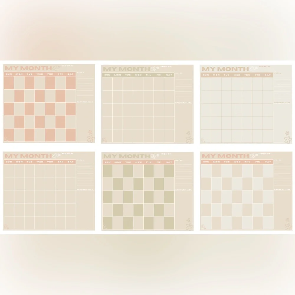 Fridge calendar size 14x12 comes with magnets